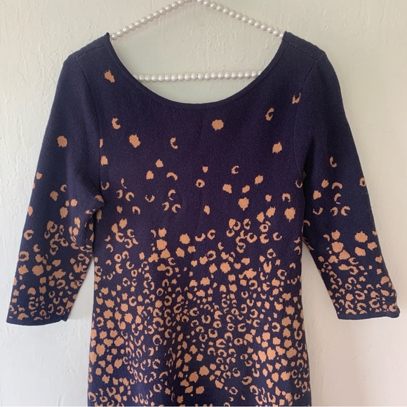 Anthropologie Maeve Leopard Sweater Dress - Picture 8 of 13